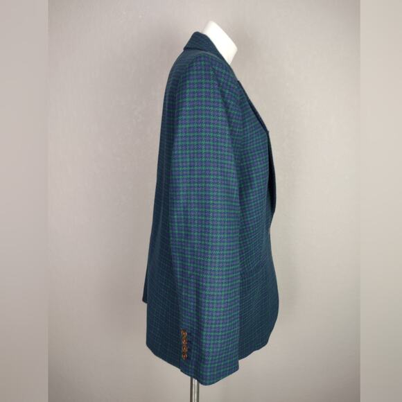 J. Crew Wool Blend Relaxed One Button Blazer in Serene Spruce Antique Size 14 - Picture 3 of 16